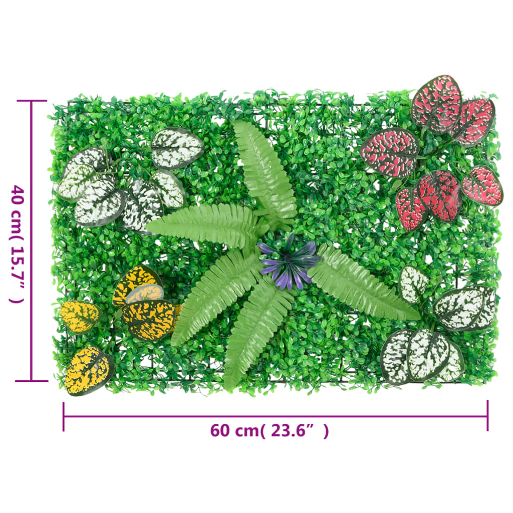 Hek Met Kunstplanten 40X60 Cm Groen