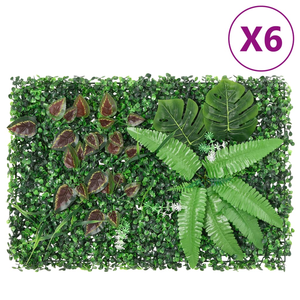 Hek Met Kunstplanten 40X60 Cm Groen