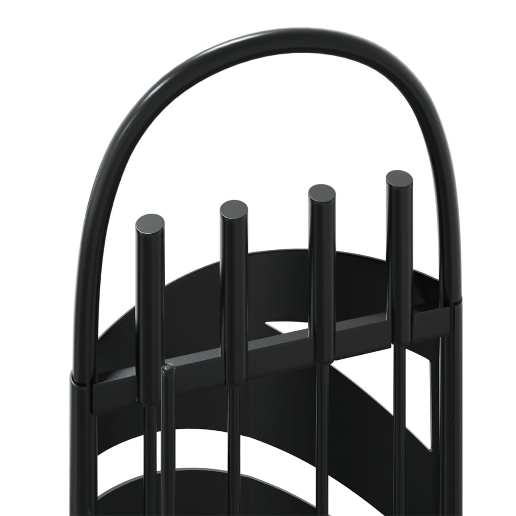 5-Delige Haardset 23X15X66 Cm Staal