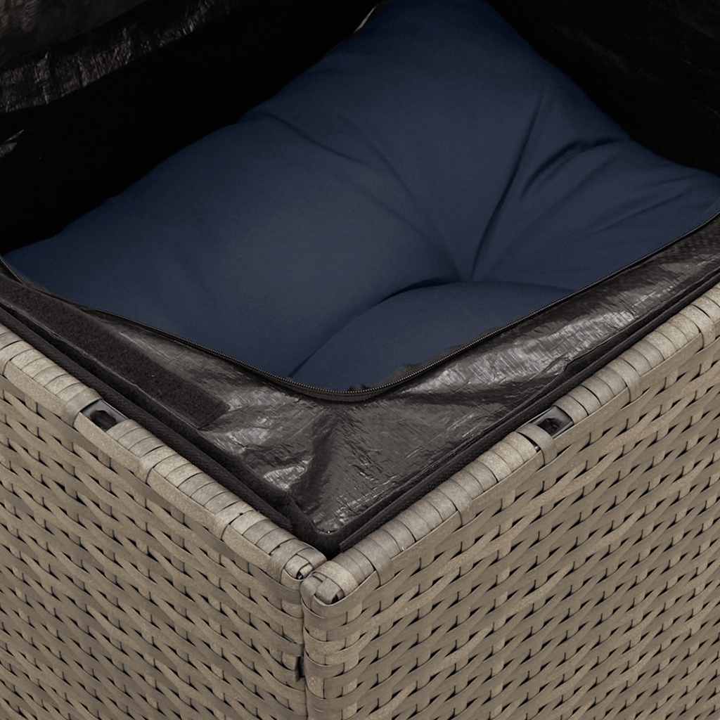 8-Delige Loungeset Met Kussens Poly Rattan