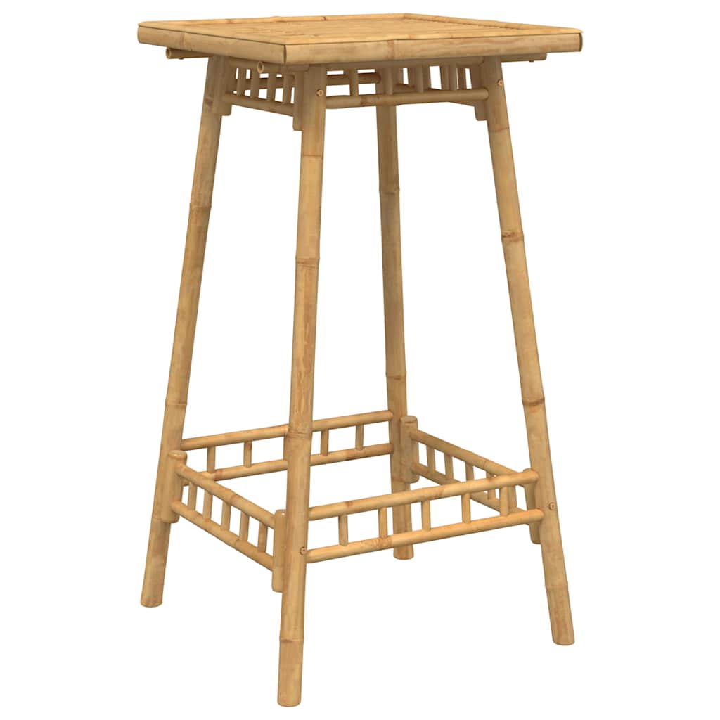 Bartafel Voor Buiten Vierkant 55X55X100 Cm Bamboe