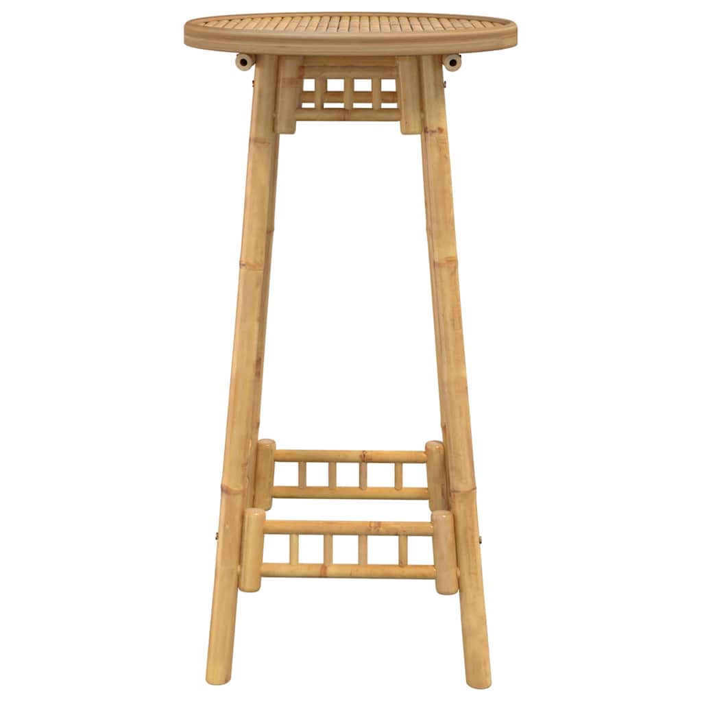 Bartafel Voor Buiten Rond Ø55X100 Cm Bamboe