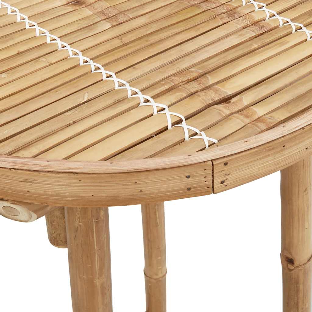 Bartafel Voor Buiten Rond Ø55X100 Cm Bamboe