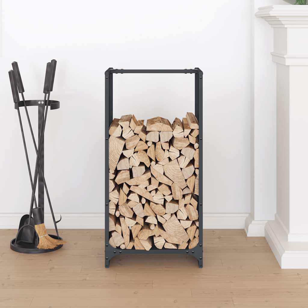 Brandhoutrek 40X30X80 Cm Koudgewalst Staal Antraciet