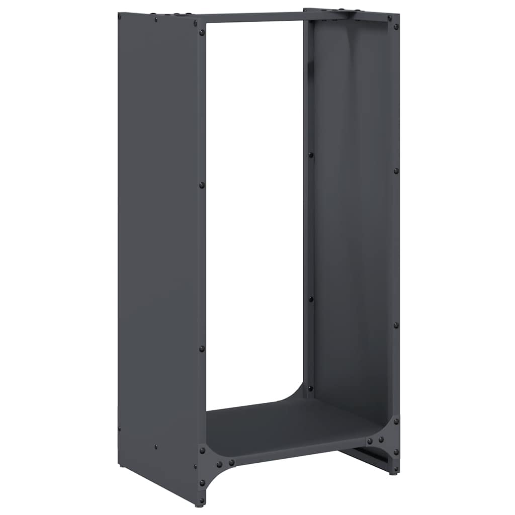 Brandhoutrek 40X30X80 Cm Koudgewalst Staal Antraciet