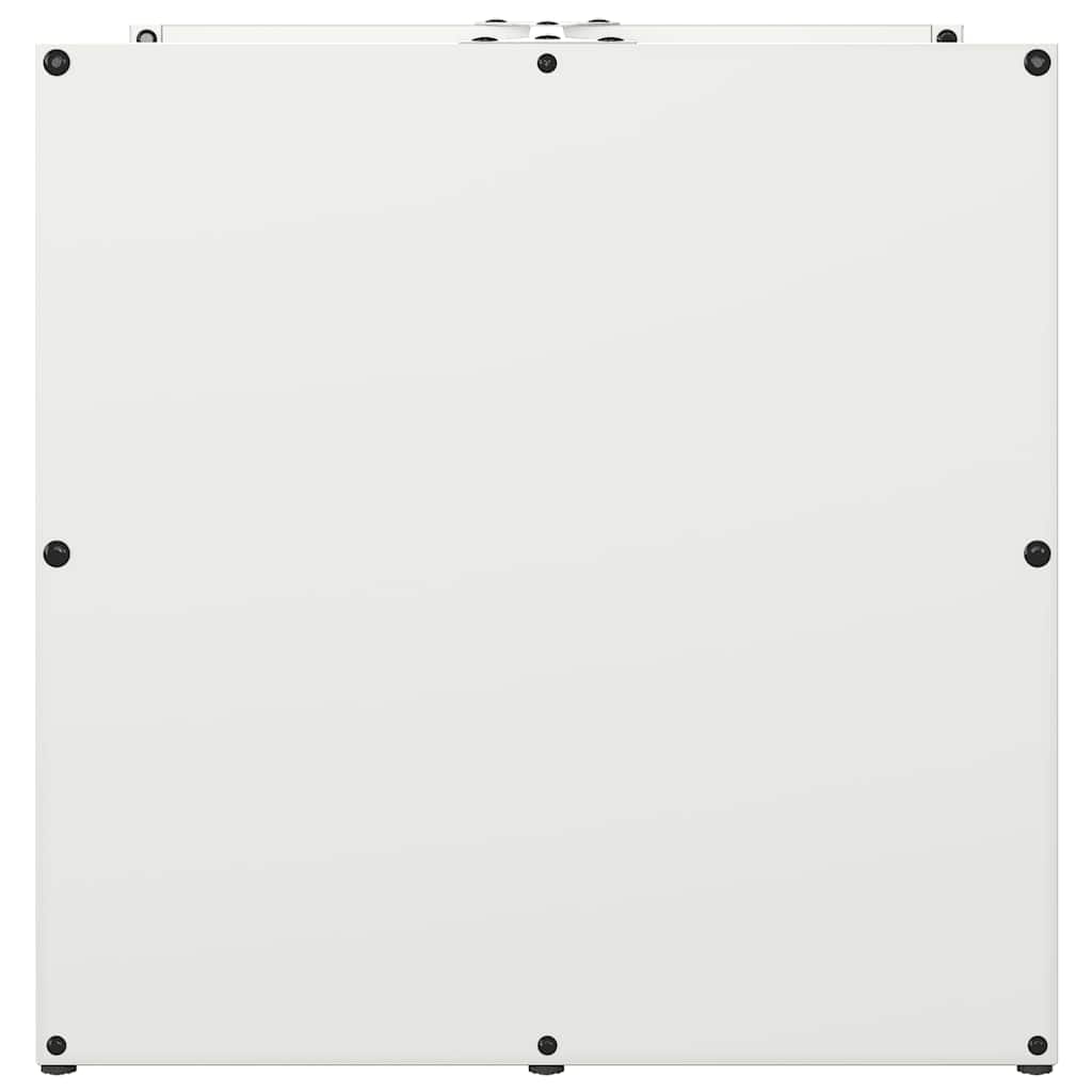 Brandhoutrek 40X40X40 Cm Koudgewalst Staal Wit