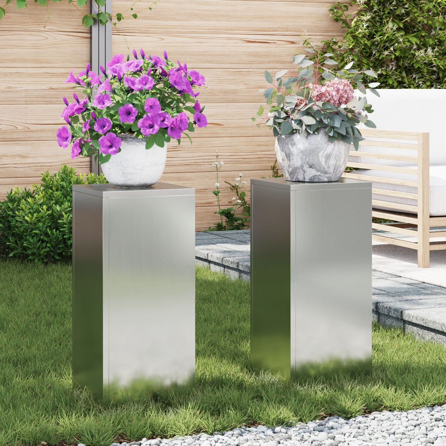 Buitenplantenstands Set Van 3