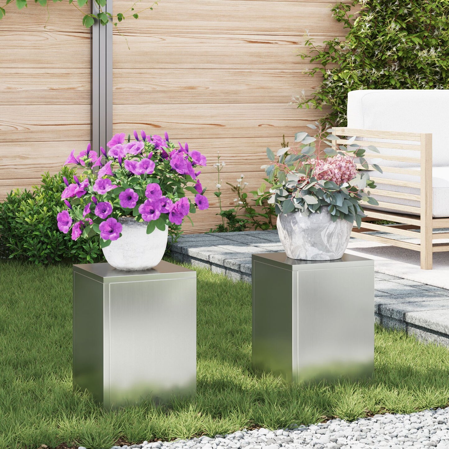 Buitenplantenstands Set Van 3
