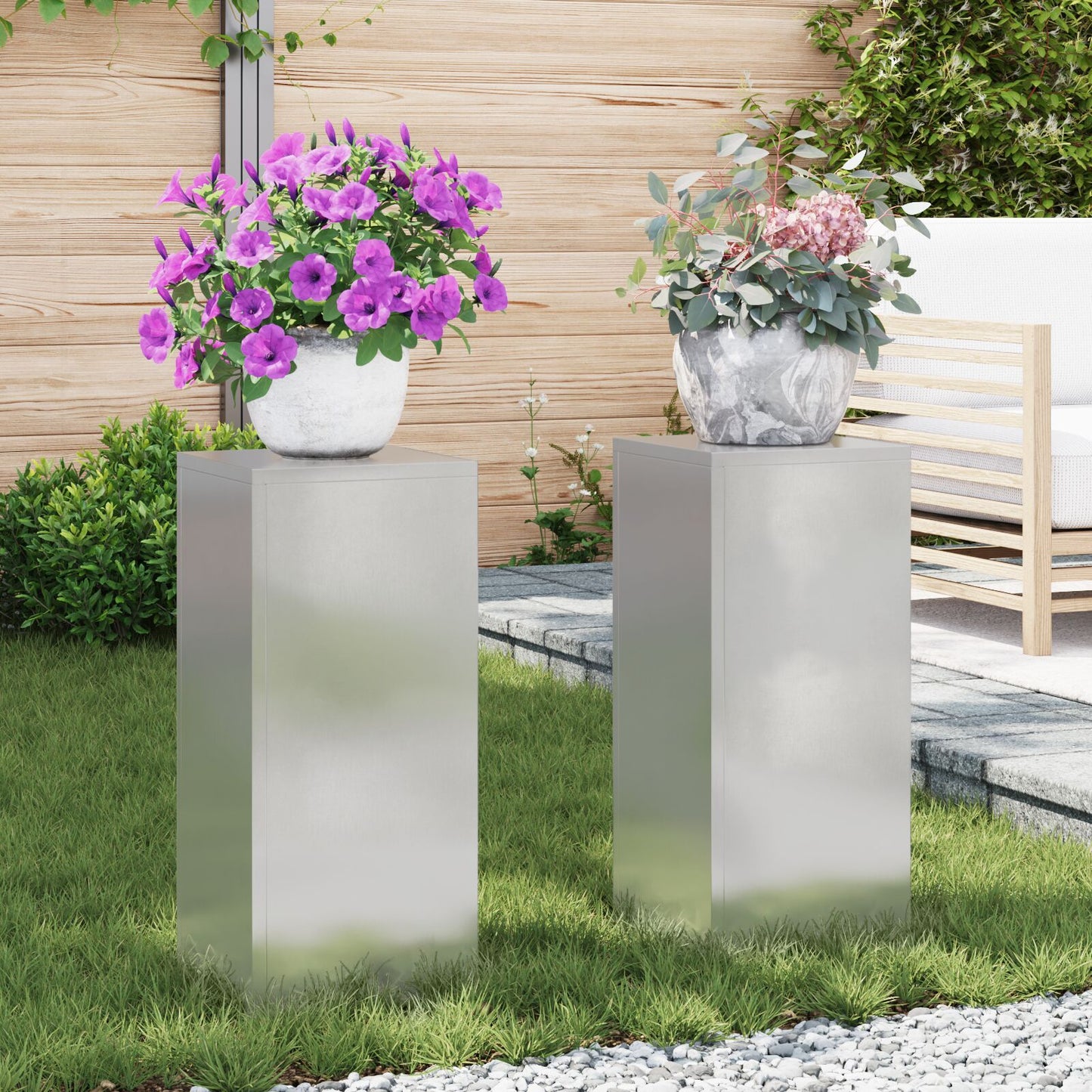 Buitenplantenstands Set Van 3