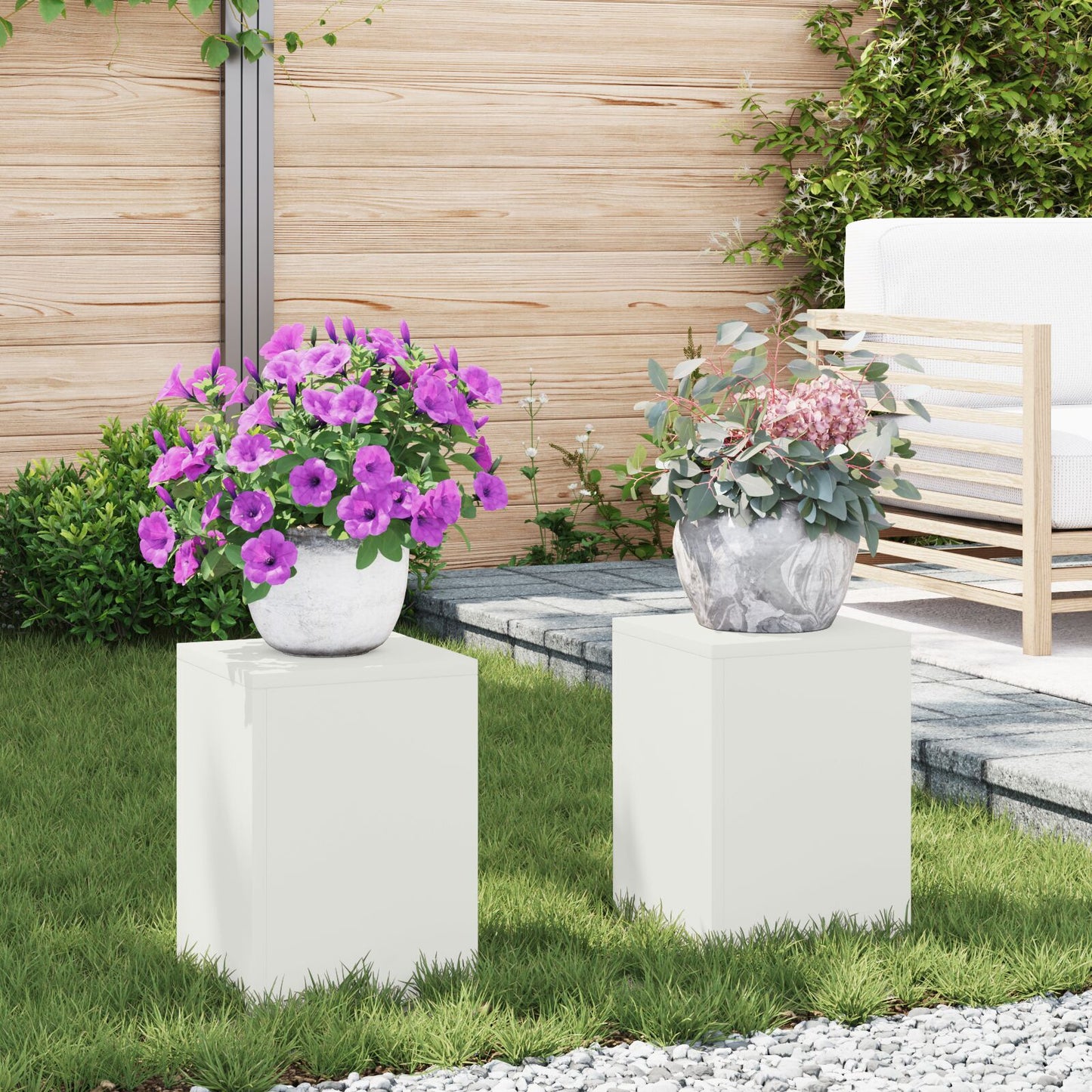Buitenplantenstands Set Van 3