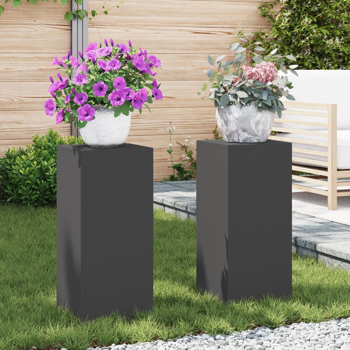 Buitenplantenstands Set Van 3
