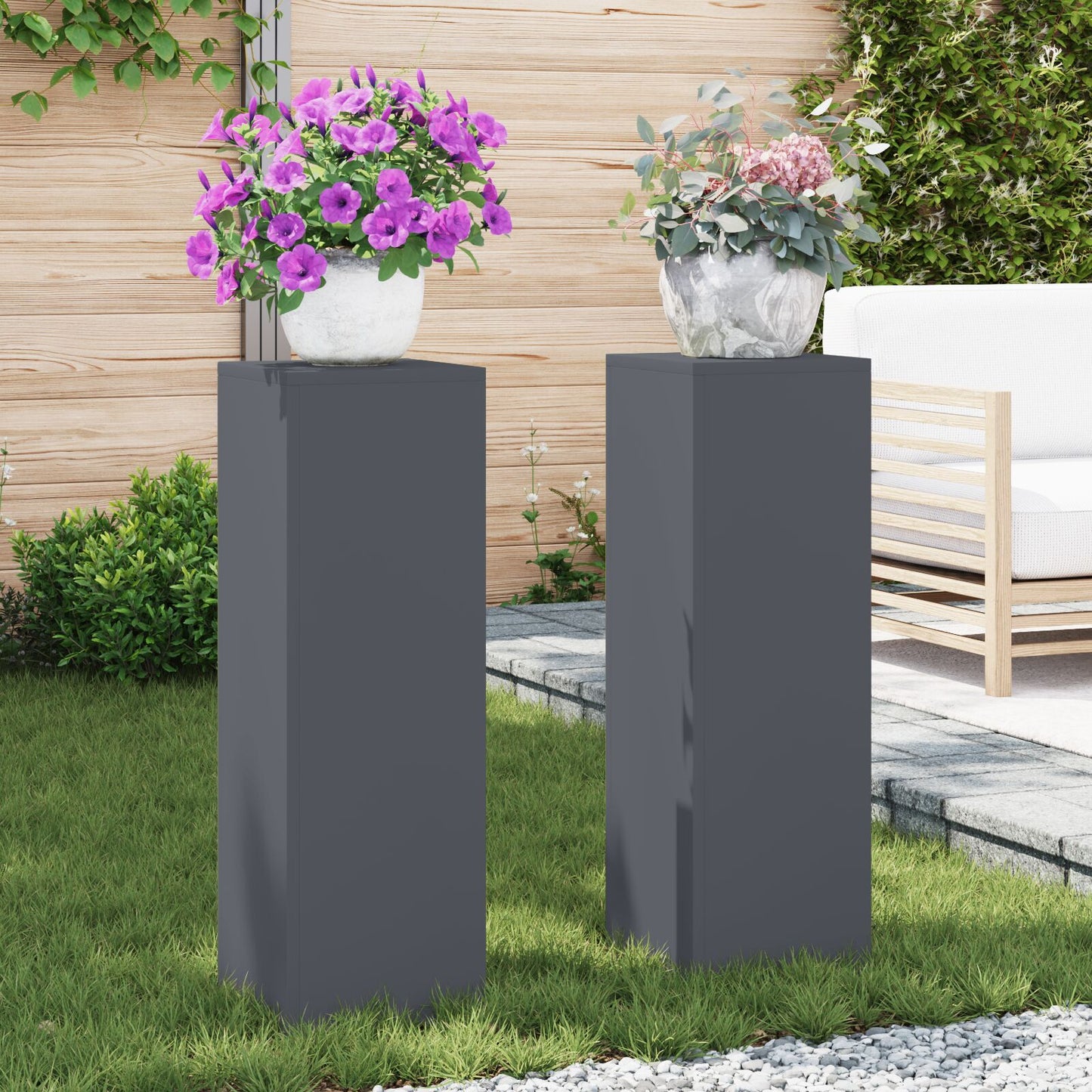 Buitenplantenstands Set Van 3