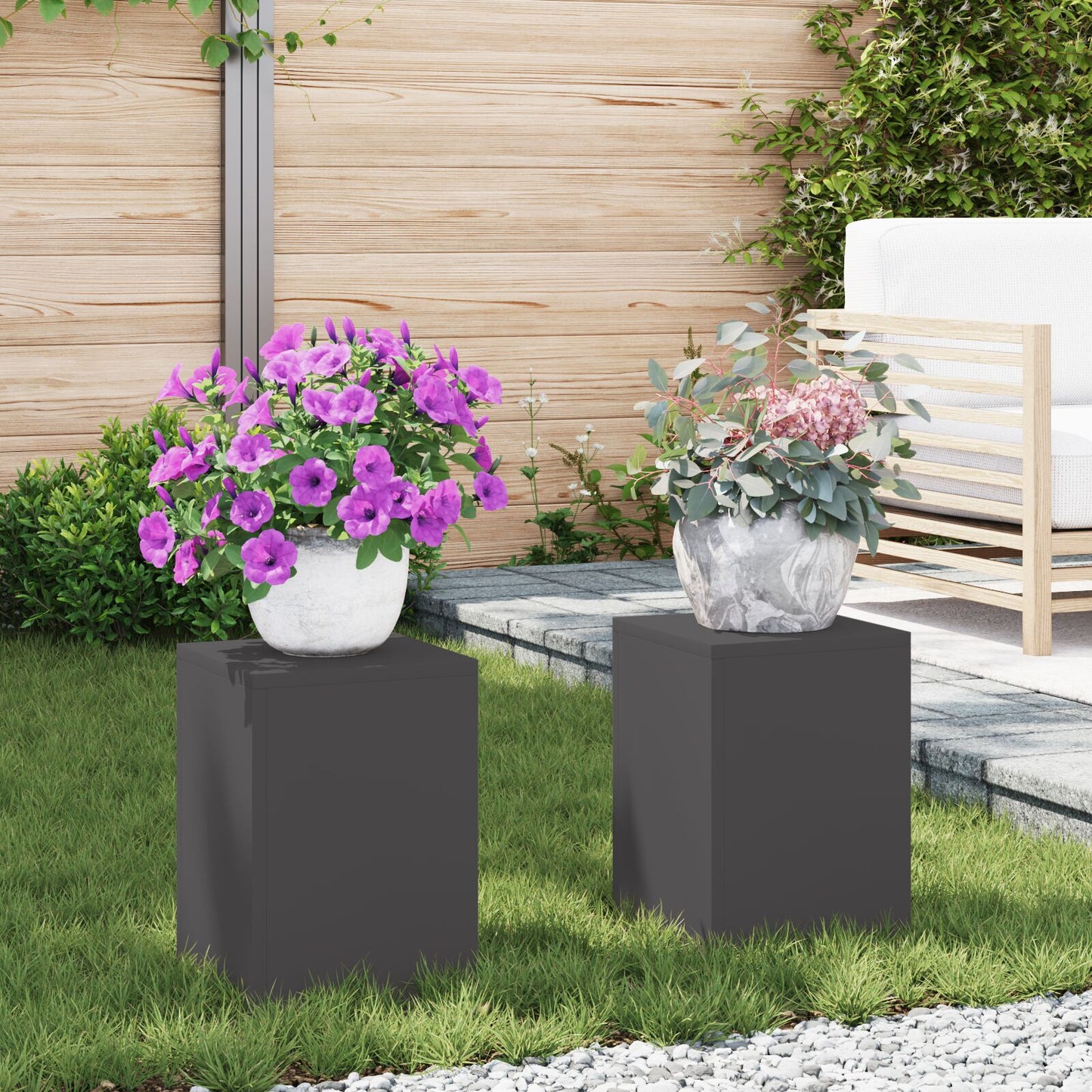 Buitenplantenstands Set Van 3