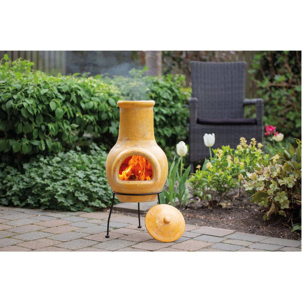 Redfire Haard Tampico 31X31X68 Cm Klei Geel