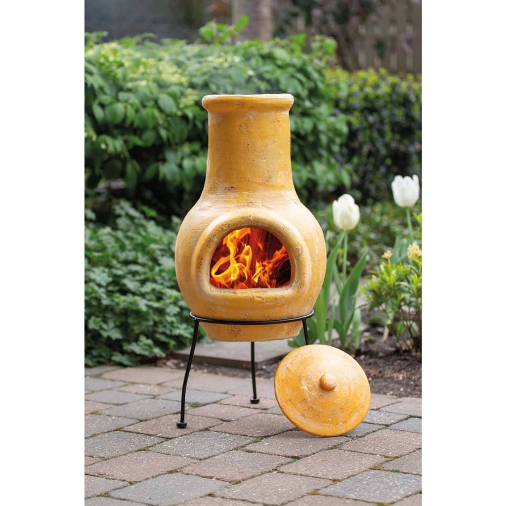 Redfire Haard Tampico 31X31X68 Cm Klei Geel