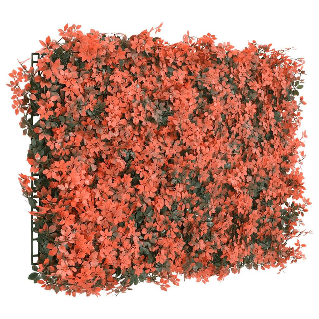   Hek Met Kunstesdoornblad 40X60 Cm Lichtrood