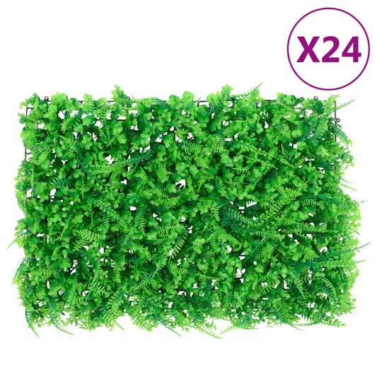   Hek Met Kunstvarenblad 40X60 Cm Groen