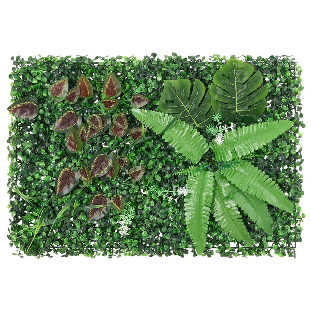   Hek Met Kunstplanten 40X60 Cm Groen