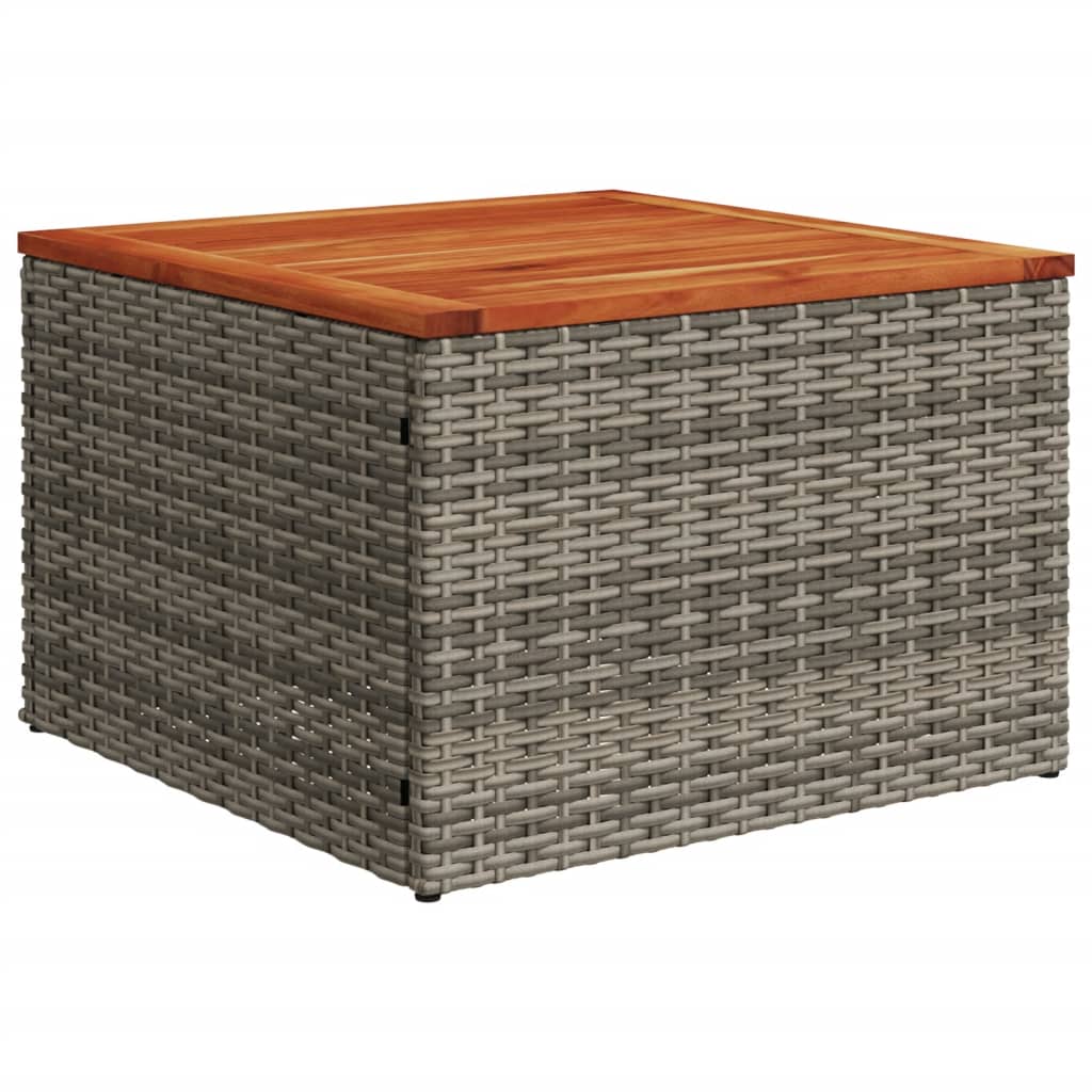 7-Delige Loungeset Met Kussens Poly Rattan