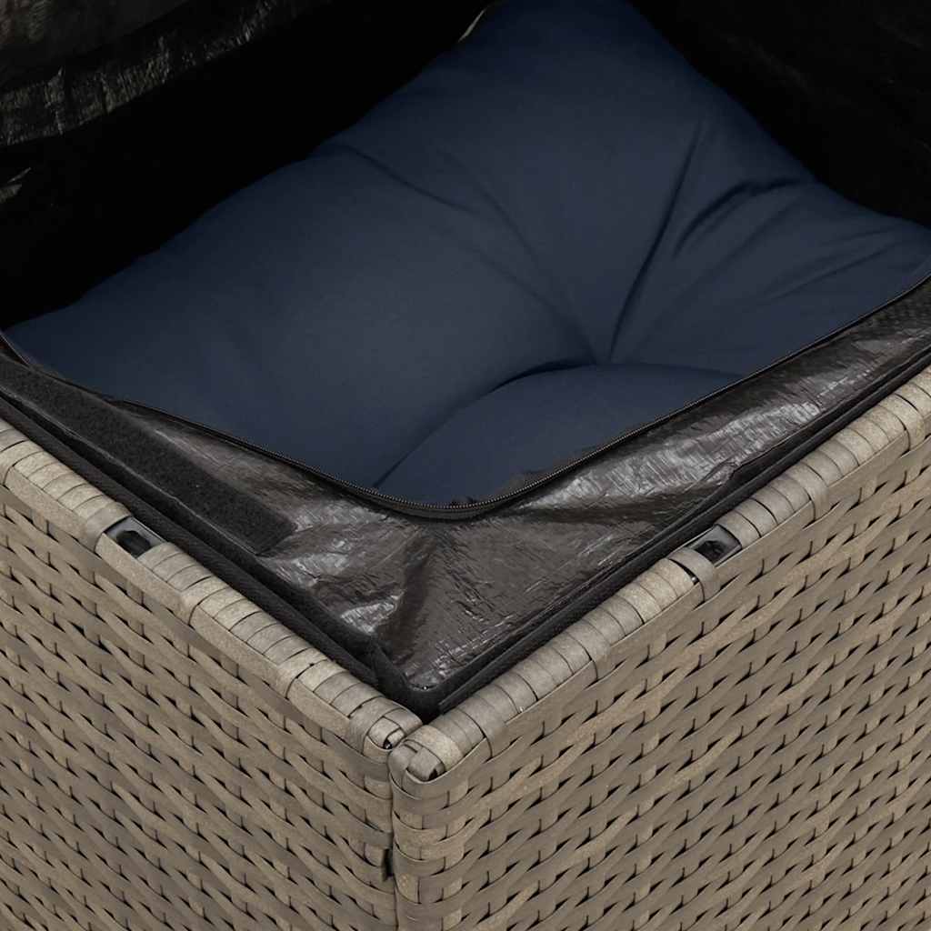 7-Delige Loungeset Met Kussens Poly Rattan